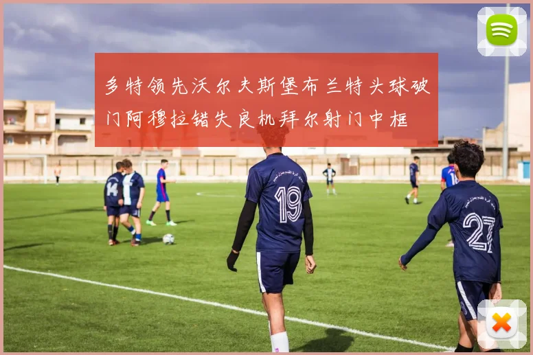 多特领先沃尔夫斯堡布兰特头球破门阿穆拉错失良机拜尔射门中框
